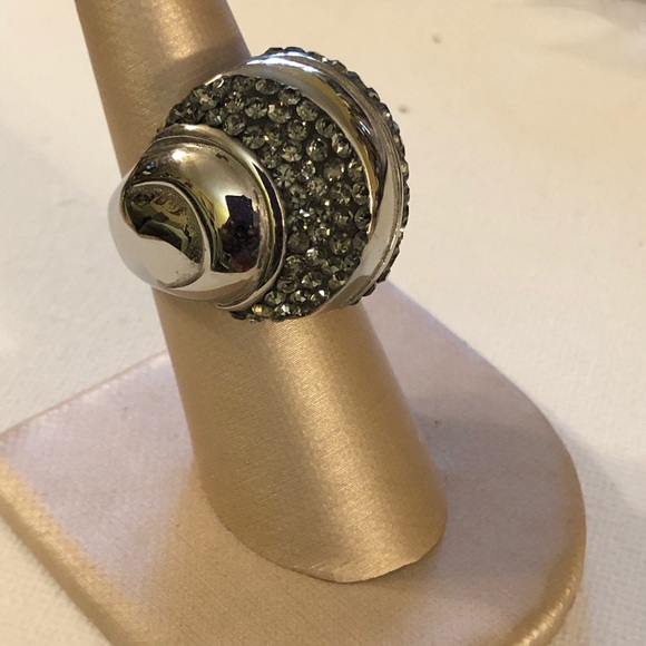 DOME RHINESTONE RING - Picture 2 of 4